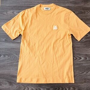 Palace Square Patch Tee T-Shirt Orange Men's Skateboards - Size S Cotton